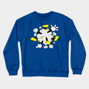 angry mouse rat Crewneck Sweatshirt